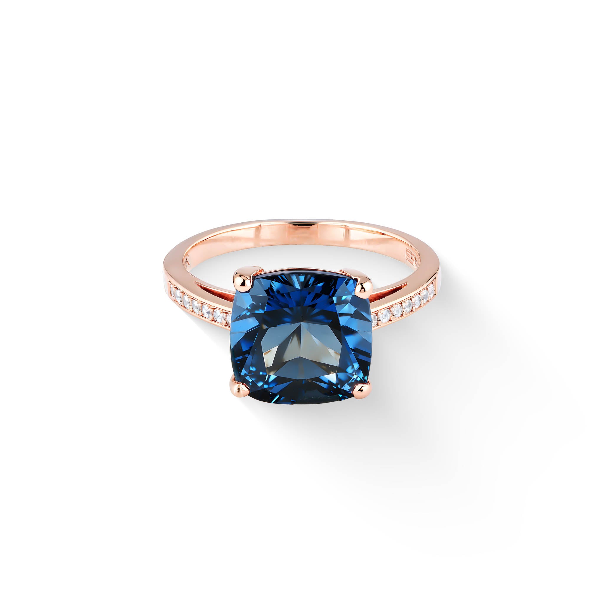 Allison Kaufman London Blue Topaz Ring 001-200-00528 | Diedrich Jewelers |  Ripon, WI